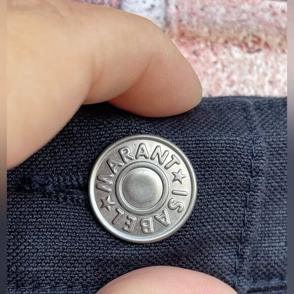 Isabel Marant Etoile Phil zip Patch Pocket Pant Size 34 US6 Faded Night - Picture 7 of 16